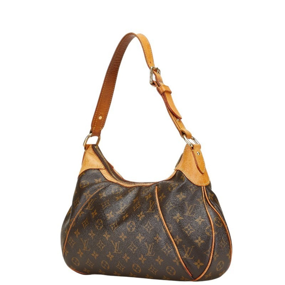 Louis Vuitton Shoulder Bag Monogram GM Brown Thames Leather - Picture 2 of 8